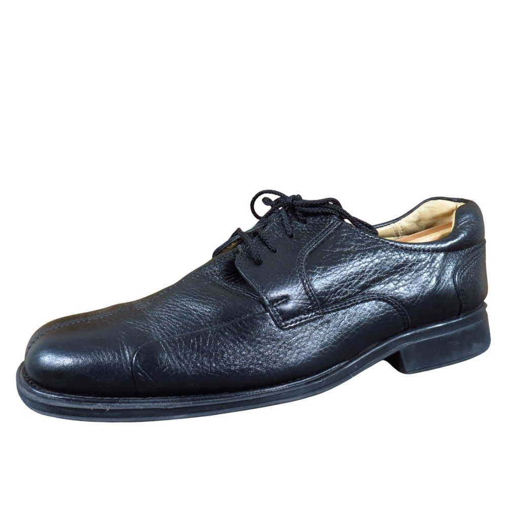 Studio Belvedere Bay Bridge Men Casual Shoe 10 EEE Extra Wide Black Leather